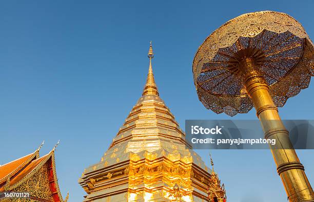 Photo libre de droit de Wat Phrathat Doï Suthep Thaïlande banque d'images et plus d'images libres de droit de Asie - Asie, Bouddhisme, Ciel