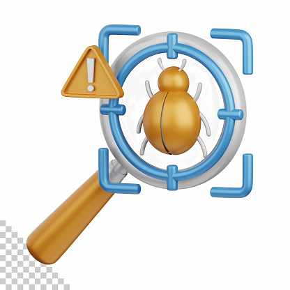 3d Rendering Bug Detection Isolated Useful For Technology Programming ...