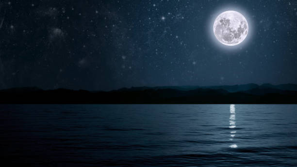 istock The moon shines on the sea 1607025898