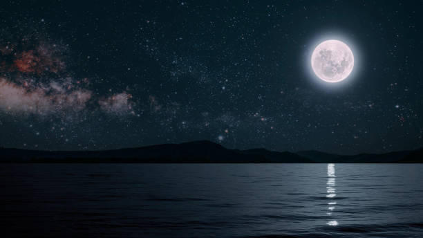istock The moon shines on the sea 1607025925