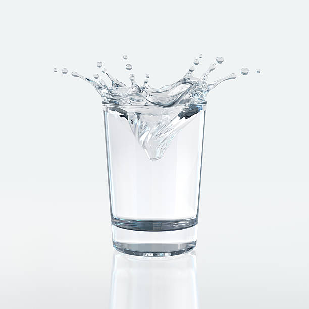 istock Water splash in the glass 160704361