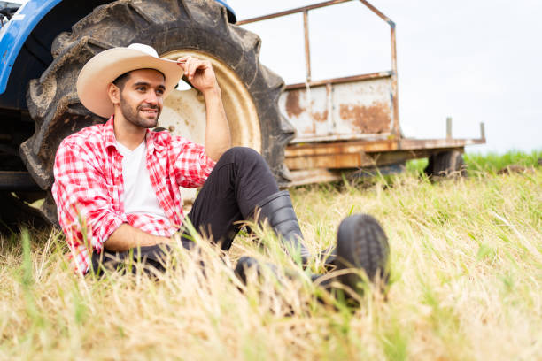 istock Male farmer portrait. 1607089549