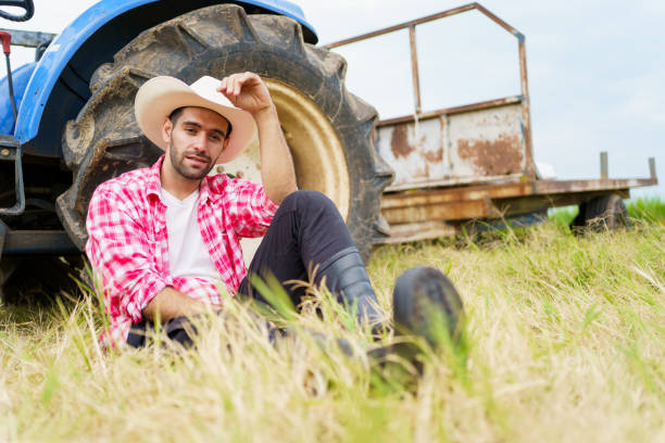 istock Male farmer portrait. 1607089550