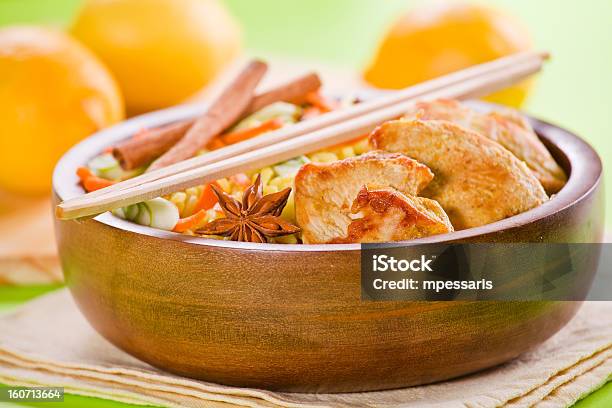 Chicken Curry Close Up Stock Photo - Download Image Now - Bright, Brightly Lit, Brown