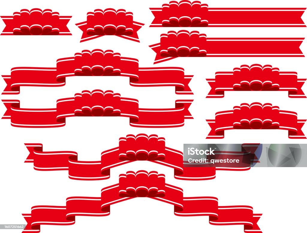 Wave Ribbon Form Ribbon Line 0133 Wave W Line Stock Illustration - Download Image Now ...