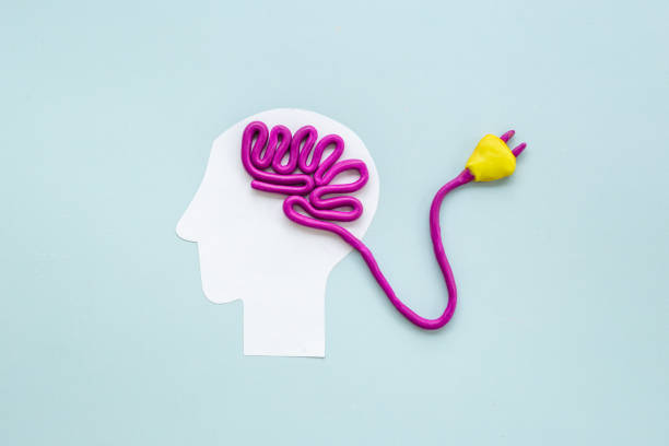 istock Human brain resources. Brain charging - mental rest and health concept 1607253829