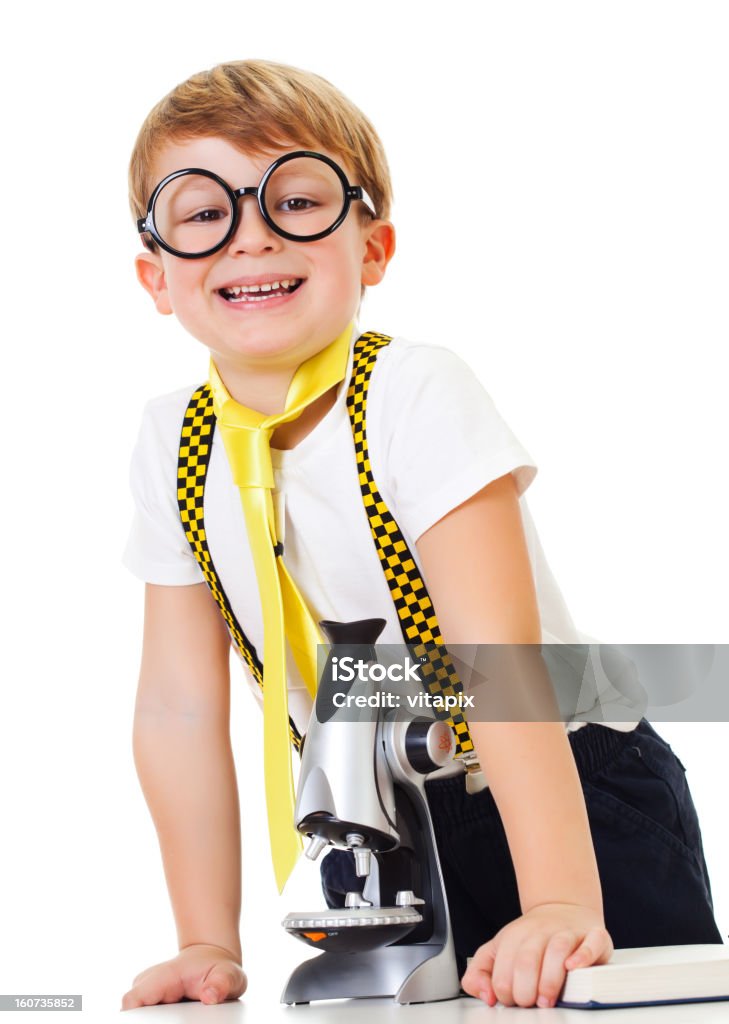 Little Cientista - Royalty-free Rapazes Foto de stock