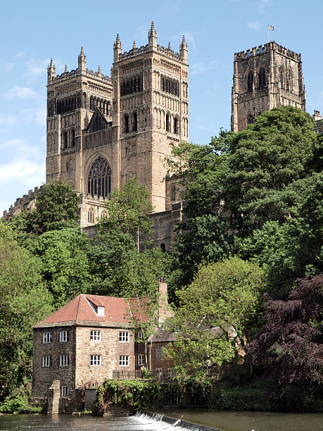 istock Durham Cathedral and the Old Fulling Mill 160736495