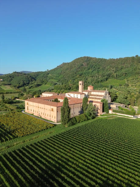istock Benedictine monastery Abbazia di Praglia abbey in Italy 1607504002