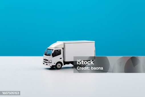 istock A toy truck on the table 1607505153