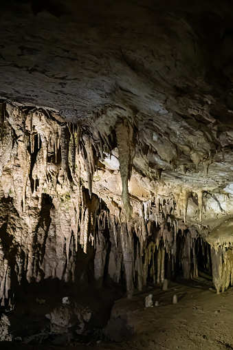 Subterranean Spectacle: Stalactites and Stalagmites in Focus