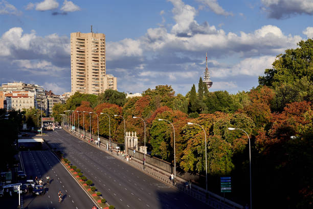 istock Retiro park view from Puerta de Alcala 1607514654