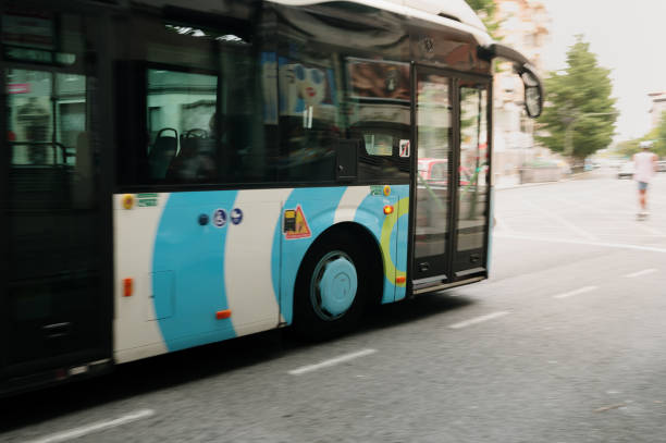 istock City bus in motion 1607566979
