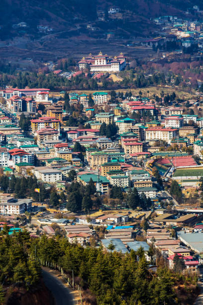 istock Thimphu, Bhutan landscape view during dry winter 1607575840