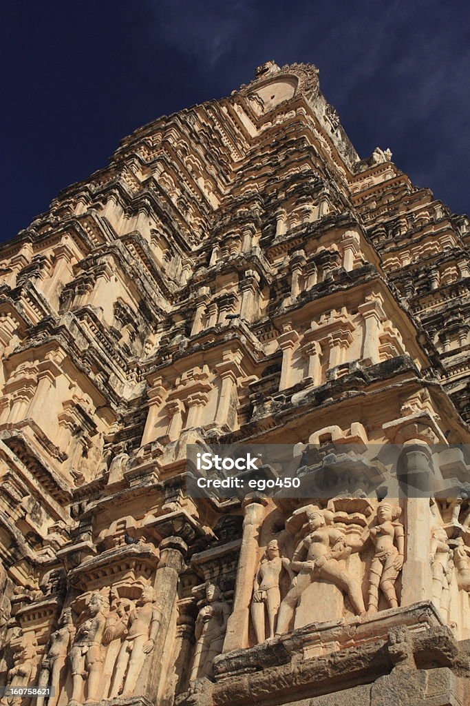 Virupaksha Индуистский Храм в Хампи, штата Карнатака, Индия. - Стоковые фото Vijayanagar роялти-фри