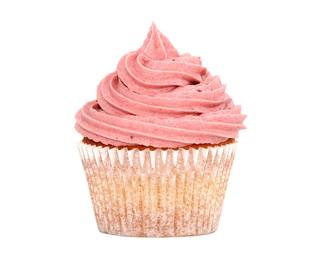 istock Tasty cupcake with pink frosting 160758648