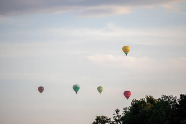 istock hot air balloon in sky 1607597519