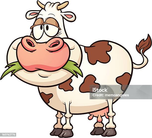Cartoon Cow Stock Illustration - Download Image Now - Cartoon, Characters, Cheerful