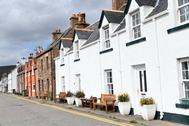 istock Terraced houses in Ullapool, Scotland 1607664381