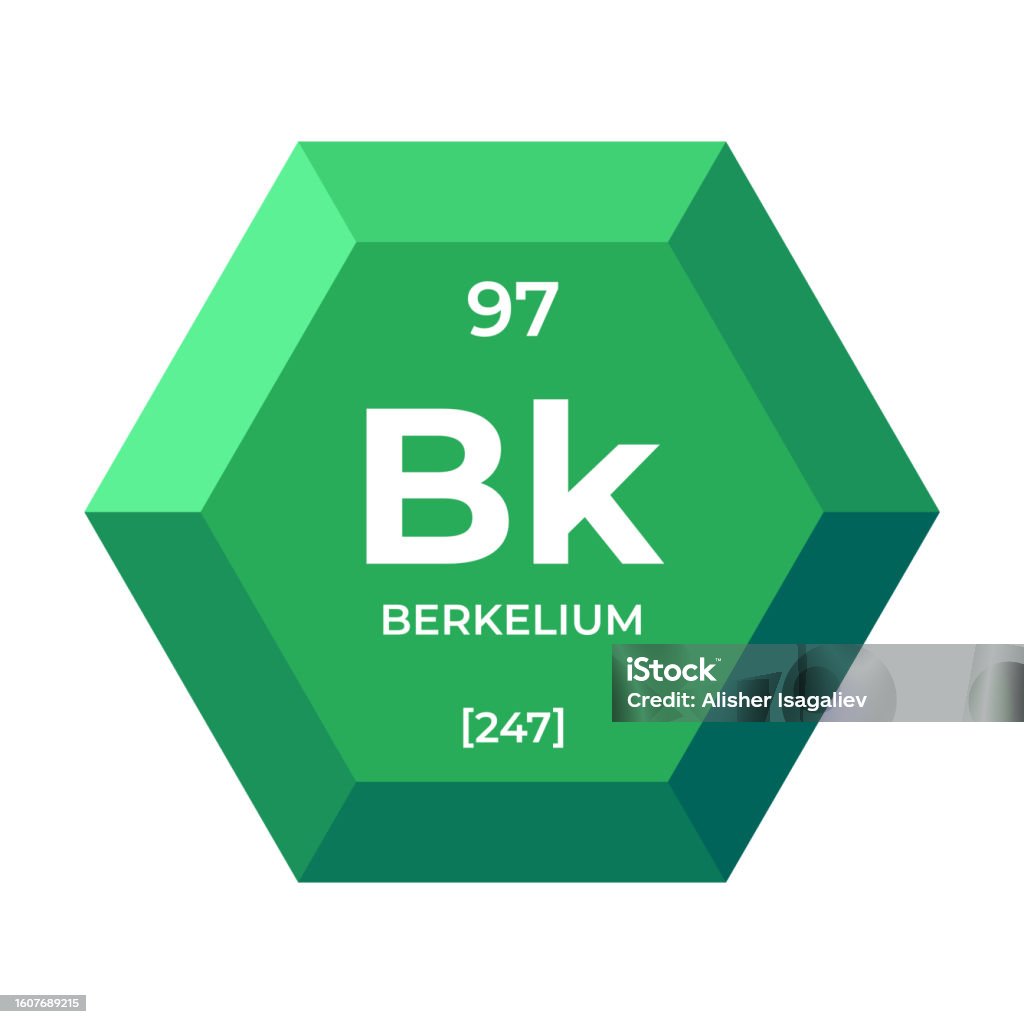 バークリウムはアクチニドグループの化学元素番号97です 3Dのベクターアート素材や画像を多数ご用意 3D, アイコン