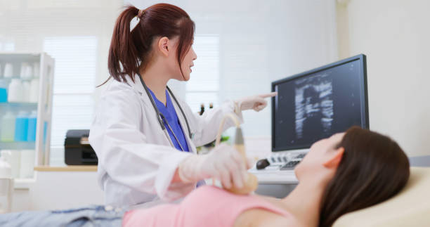 istock woman breast ultrasound examination 1607696257