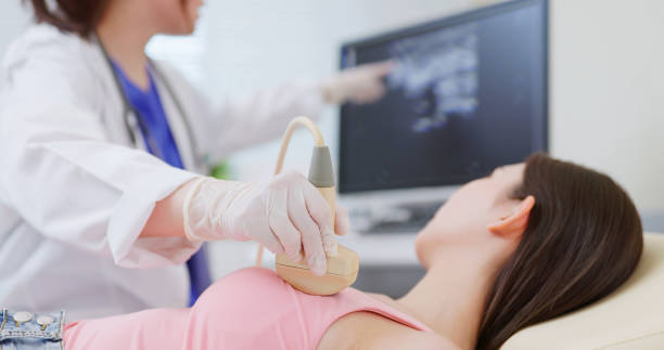 istock woman breast ultrasound examination 1607697880