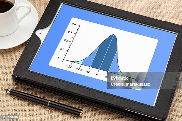 Photo libre de droit de Graphique Gaussian banque d'images et plus d'images libres de droit de Donnée - Donnée, Mathématiques, Bleu