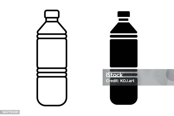 Icon Botol Tube Set Ikon Vektor Botol Air Simbol Botol Plastik Ilustrasi Stok - Unduh ...