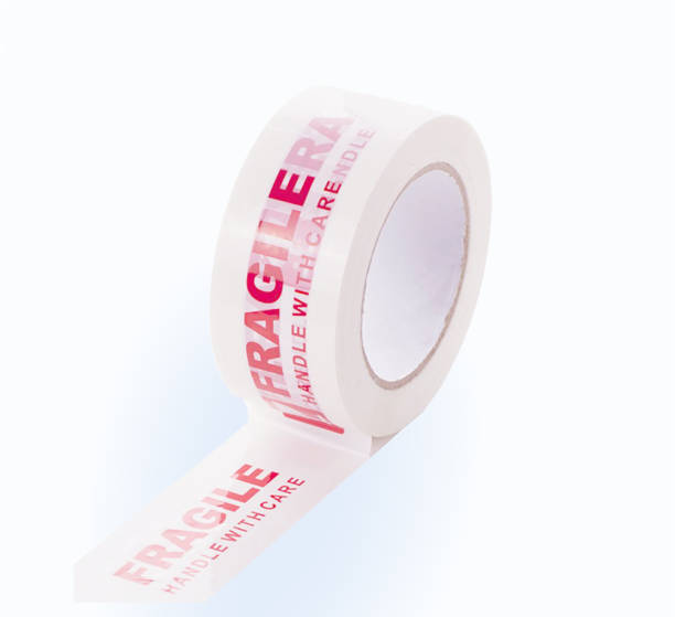 rolls of fragile packing sticky tape