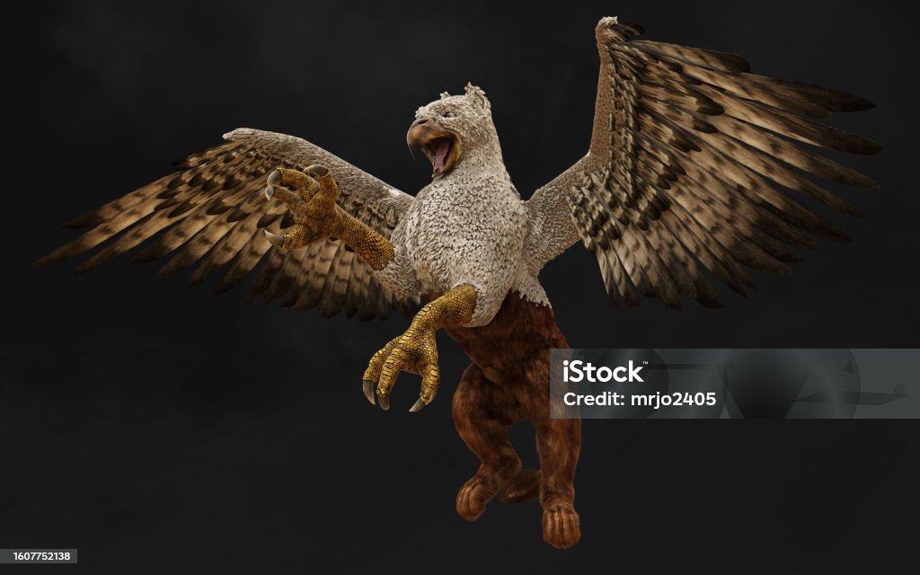 A Pose Of Fantasy Griffin Stock Photo Download Image Now Griffin