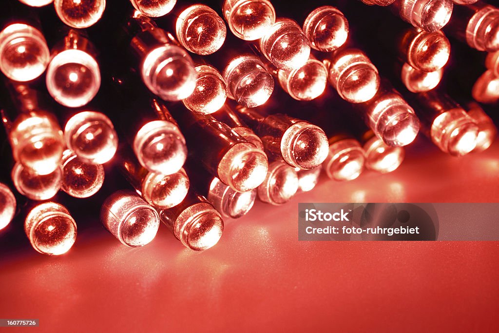light emitting diodes Many colored LED lights create a cloud of light. Black Color Stock Photo