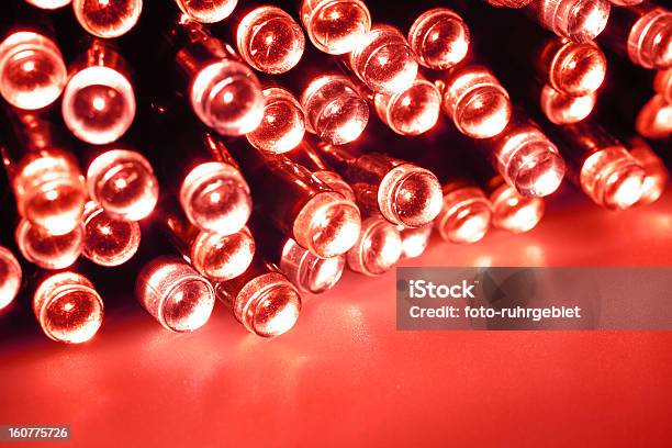 Light Emitting Diodes Stock Photo - Download Image Now - Black Color, Chaos, Christmas Lights
