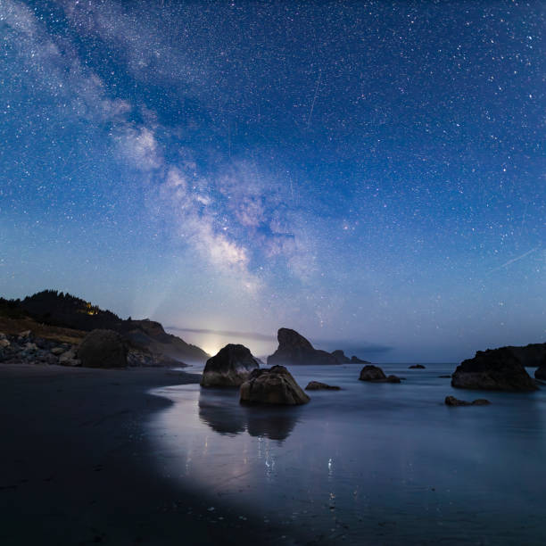 istock Milky Way at Rocky Beach 1607834772