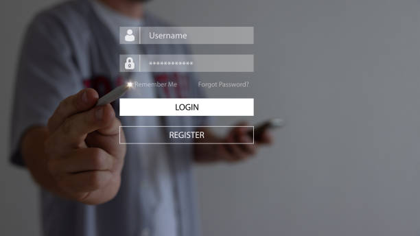 istock Businessman login security system ,and connect to the internet network ,internet security concept , digital security unlocking or encryption , secure login authorization ,Protecting data from theft. 1607841731