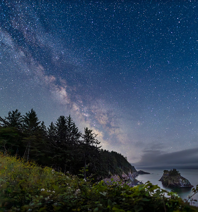 Milky Way Beach Landscape near Gold Beach, Oregon.