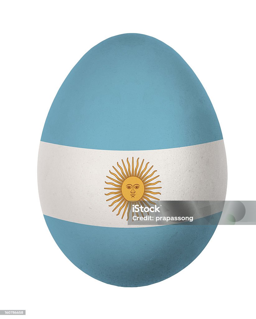 Kolorowe Argentyna flagi pisanka puste - Zbiór zdjęć royalty-free (Abstrakcja)