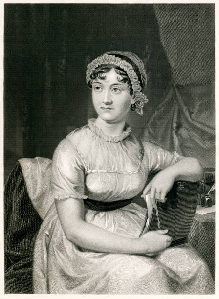 ilustrații de stoc cu jane austen - faimă