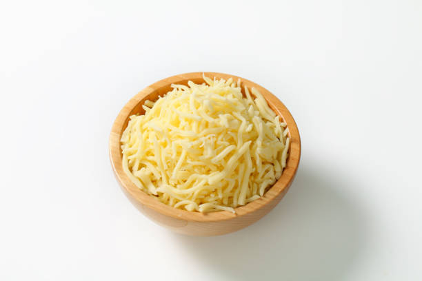istock Wooden bowl with  grated cheese 160789223