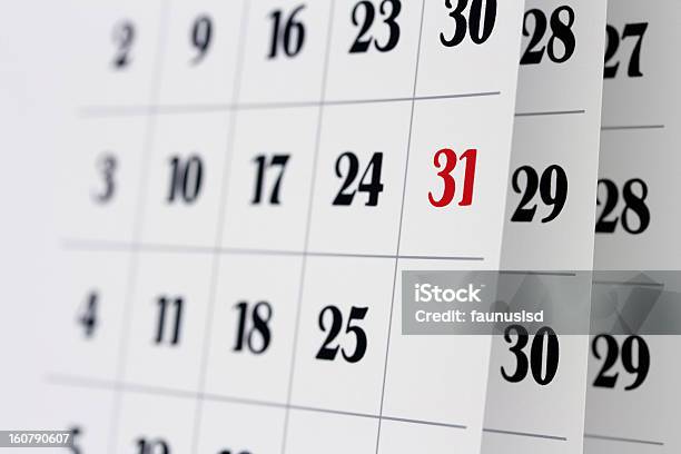 Foto de Páginas De Calendário e mais fotos de stock de A Data - A Data, Agenda, Agenda pessoal