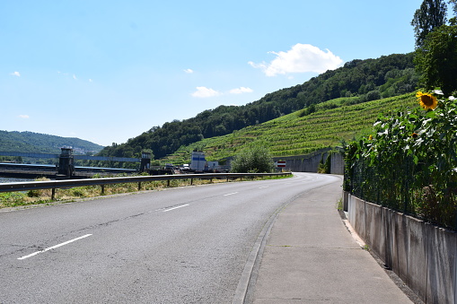 road between Schengen and the border