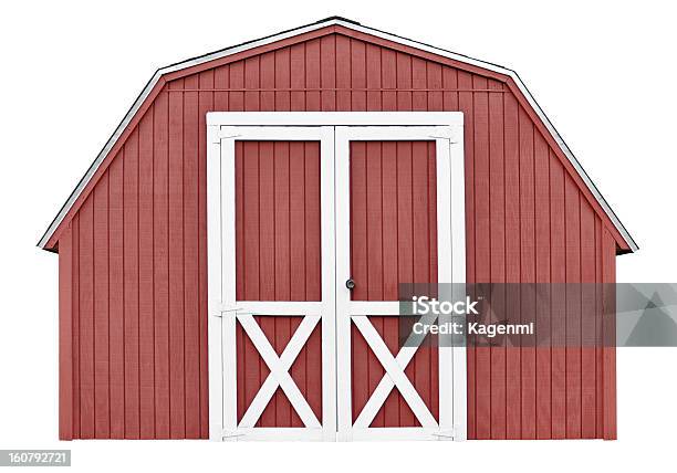 バーンスタイルのユーティリティツールに溜まった白背景 - 農家の納屋のストックフォトや画像を多数ご用意 - 農家の納屋, カットアウト, ドア