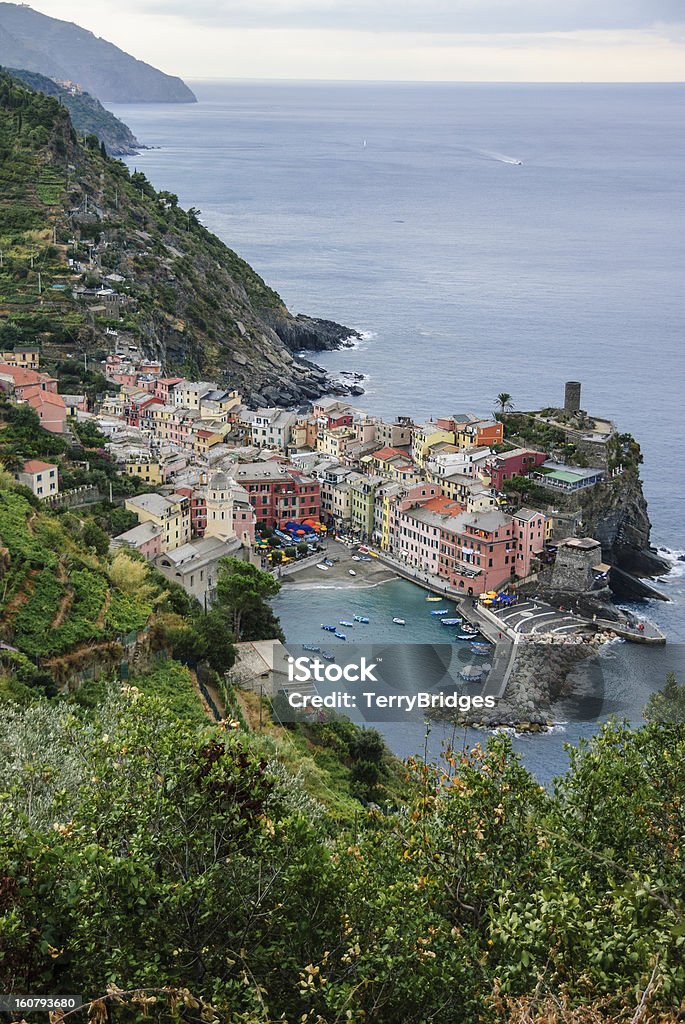 Vernazza, Włochy - Zbiór zdjęć royalty-free (Architektura)