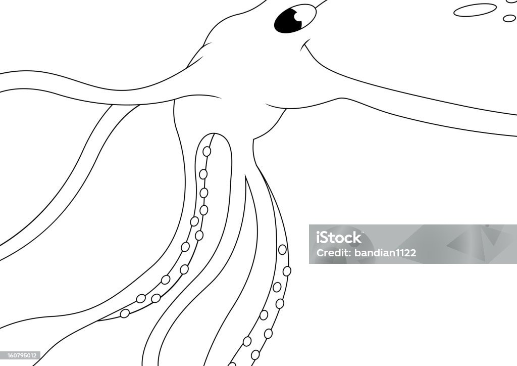 Funny Octopus Cartoon Sketch Stock Illustration - Download Image Now -  Animal, Animal Wildlife, Animals In The Wild - iStock
