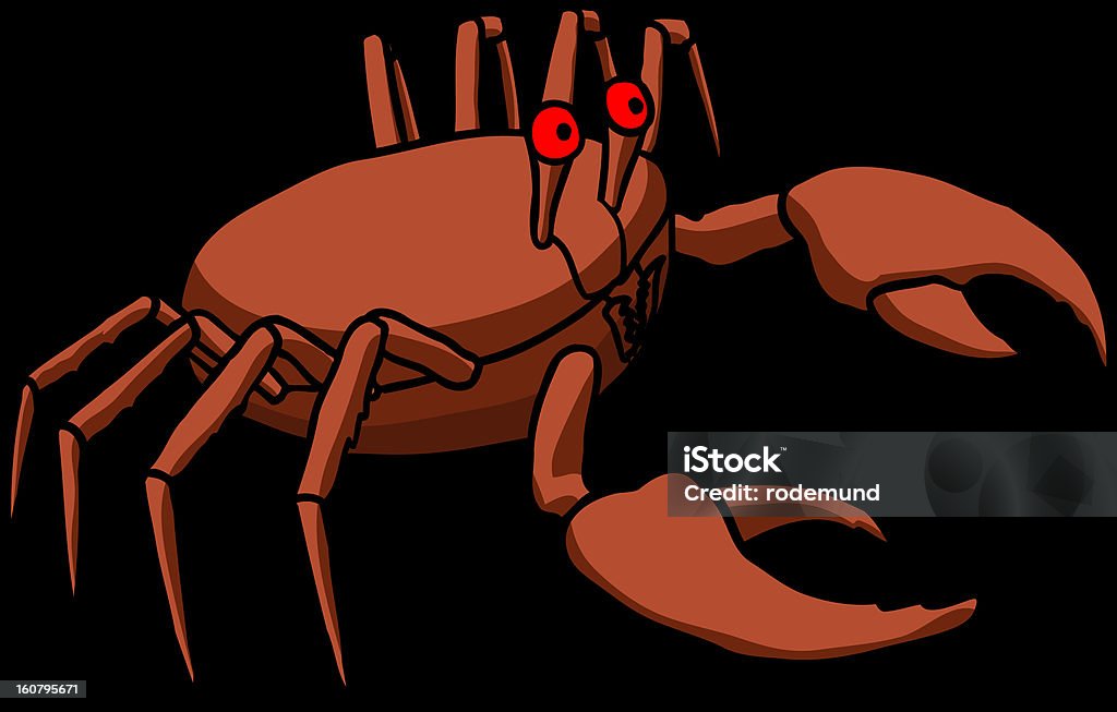 Crabe - clipart vectoriel de Crabe libre de droits