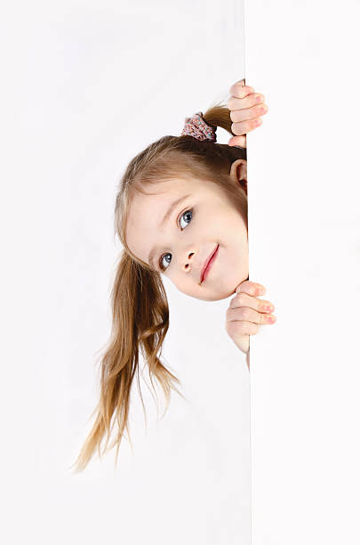 istock Smiling cute little girl isolated 160797810