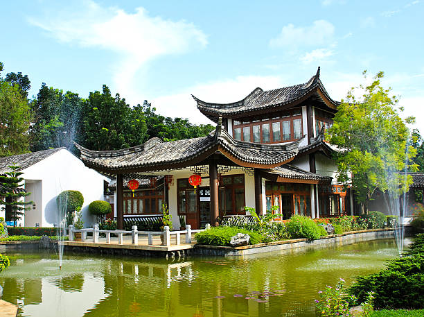 istock China Buddhist temple  at Mae Fah Luang University 160800312