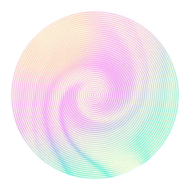 Vector illustration of Abstract Background with spinning swirl pattern