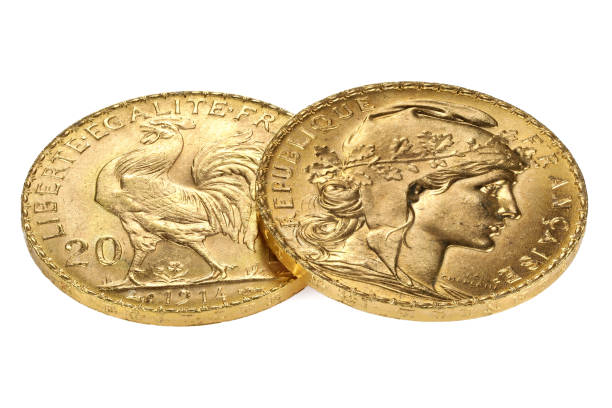 istock French 20 Francs gold coins 1608040026