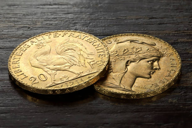 istock French 20 Francs gold coins 1608040760