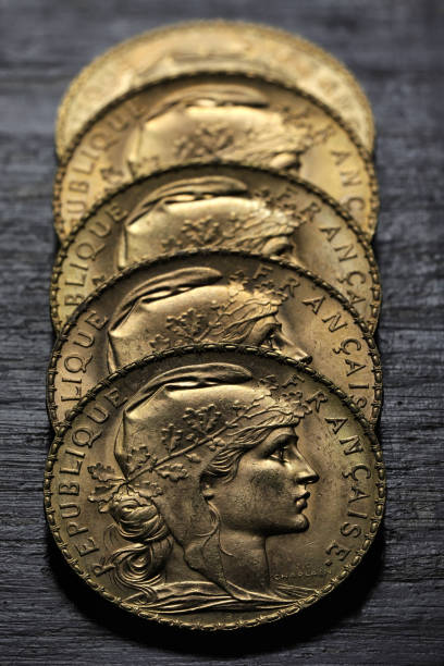 istock French 20 Francs gold coins 1608041080